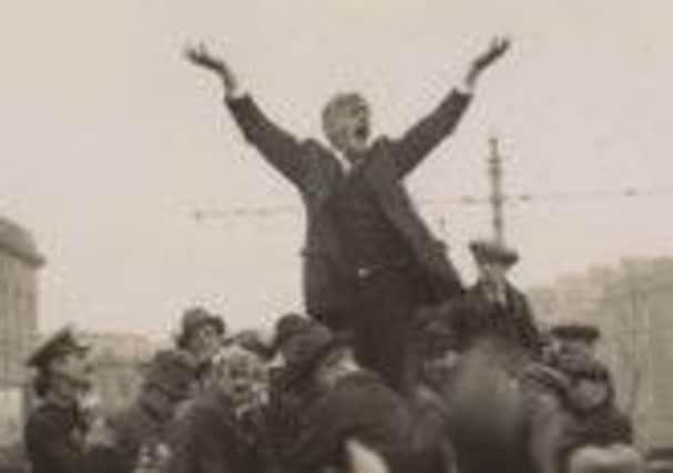 James Larkin, an Irish trade union leader during the Dublin lock out 100 years ago. The Church of Ireland is examining the events of 1913 in Liberty Hall on November 16.  The event is themed around a saying coined by John Hume's father - 'You can't eat a flag.'