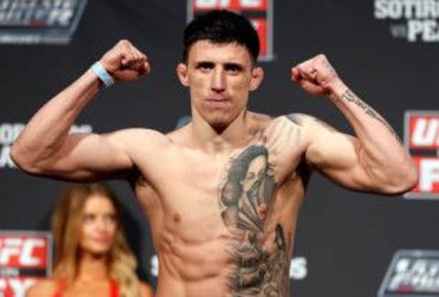 Bushmills MMA star Norman Parke who defeated Jon Tuck at the UFC in Manchester tonight.