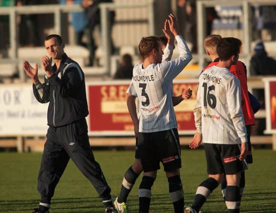 Oran Kearney and the team applaud the vociferous travelling support