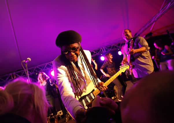 Nile Rodgers of Chic visited Londonderry as a guest of Celtronic.