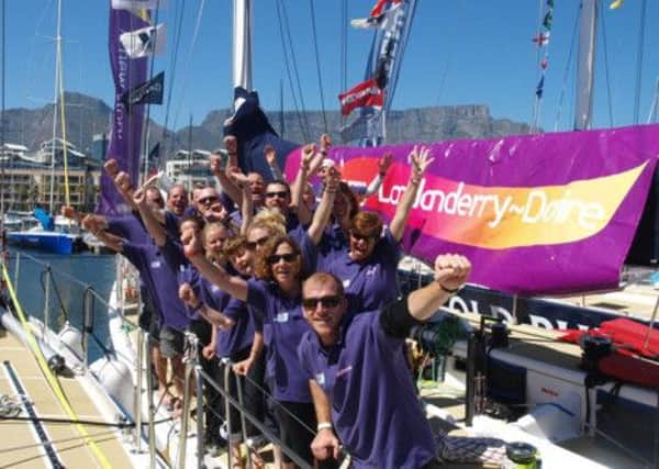 The Clipper entrant, now named Derry~Londonderry~Doire crossed the finish line into Cape Town at 18:00:00 UTC Saturday evening (26 October) claiming seventh place in Race 3 of the Clipper 2013-14 Round the World Yacht Race.