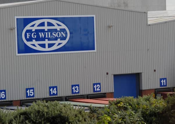 The F.G. Wilson factory in Larne. INLT 38-315-PR