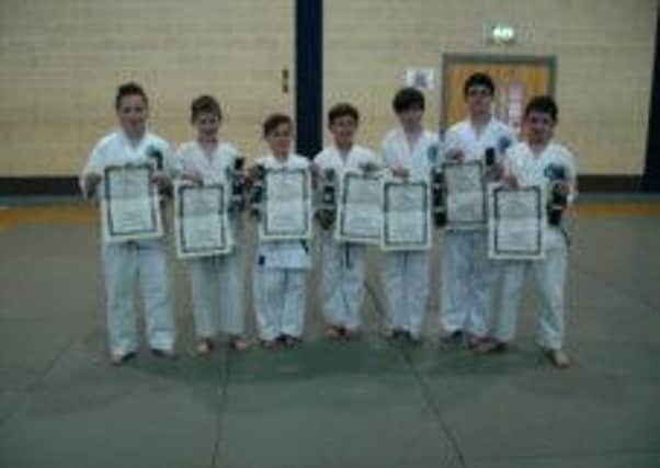 Martial arts' 'magnificent seven' from north Antrim and Coleraine.