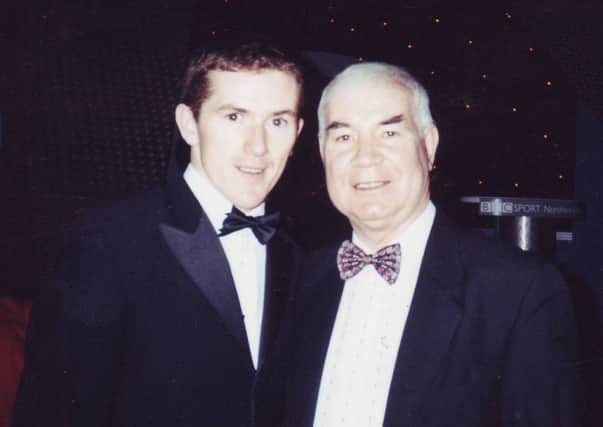 Ivan Davis with Tony McCoy at an awards event some years ago.