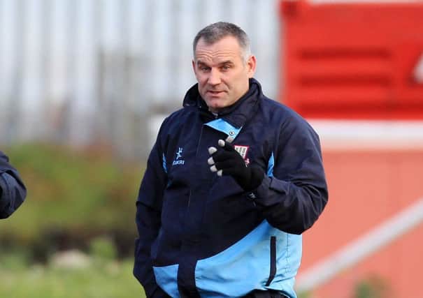 Ballymena United manager Glenn Ferguson. Picture: Press Eye.