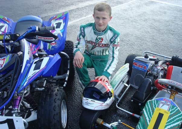 Daniel Harper, Quad and Kart Champion 2013.