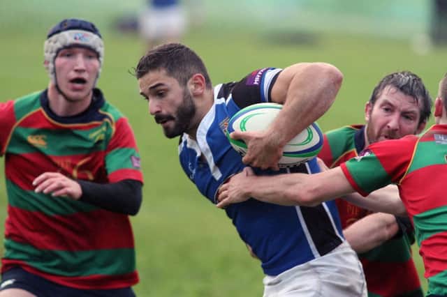 Action from Coleraine's win over Donaghadee.