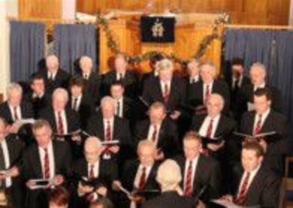 Ballymena Presbytery Male Voice Choir and friends will be at First Ballymena in support of MacMillan Cancer Care on Saturday, December 7. So come along and hear  the choir,  led by conductor and Musical Director Paul Brush, at 7.30pm.  All will be welcome and a cup of tea will be served afterwards in the Church halls.