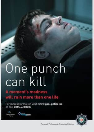 A new 'One Punch Can Kill' film was launched by the PSNI at the Foyle Film Festival on Saturday.