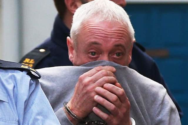 Paul McConville, Lurgan, Co. Armagh, arriving at Sligo District Court, Sligo, yesterday in connection with a seizure of Methylone, with an estimated street value of Û115,000.
Photo: James Connolly / PicSell8
28NOV13