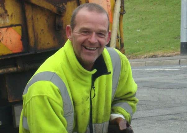 John Quigg, working hard for Northern Ireland Road Service.