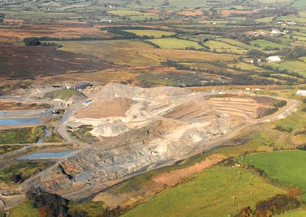 An existing goldmine at Cavanacaw, near Omagh.