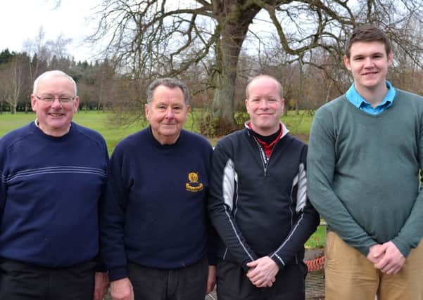 Mervyn Law, Mervyn Hewitt, Declan Marsden and Mark Jamison met in the Lisburn Winter League.
