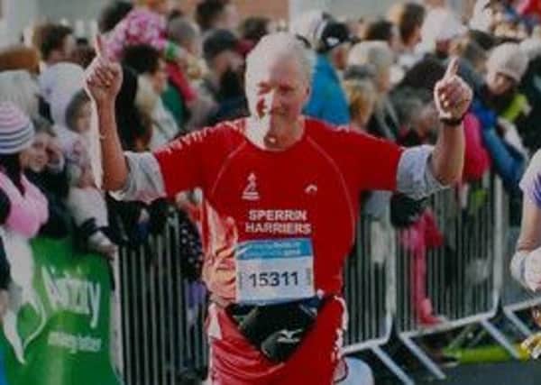 Thomas McDonald who completed his 101st marathon.