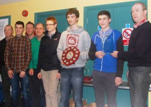 Inter-Club prizewinners from Ballymoney Cycling Club.