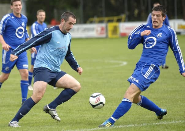Institute's Stephen Parkhouse scored a brace at Shorts, on Saturday.