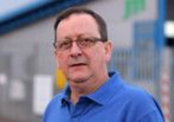 Rodney Stewart pictured outside the JTI factory in Ballymena.