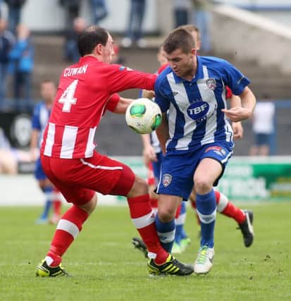 Stephen Lowry is set to be ruled out until the New Year. Photo Lorcan Doherty / Presseye.com