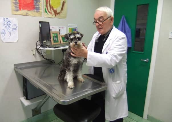 Veterinary surgeon, Eddie Campbell, who has received an MBE.
