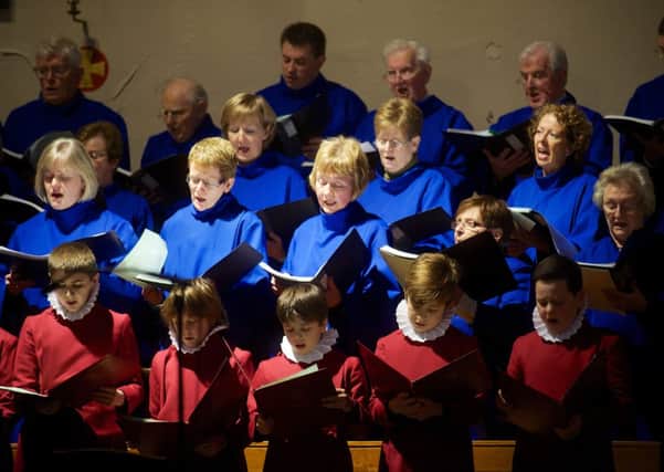 St Eugene's Cathedral Choir and St Columb's Boys Choir. DER0114SL002