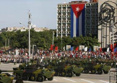 Revolution Square, Havana. Foreign Secretary Geoffrey Howe warned Margaret Thatcher in 1984 her fears of a Cuban style regime in Dublin could be realised if Sinn Féin and the IRA weren't stopped.