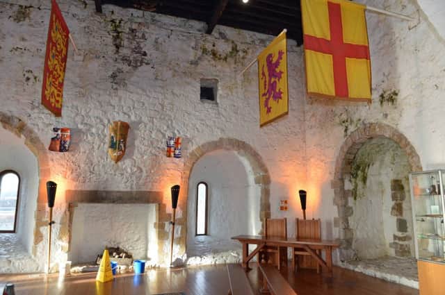 The Great Tower at Carrickfergus Castle. INCT 02-012-PSB