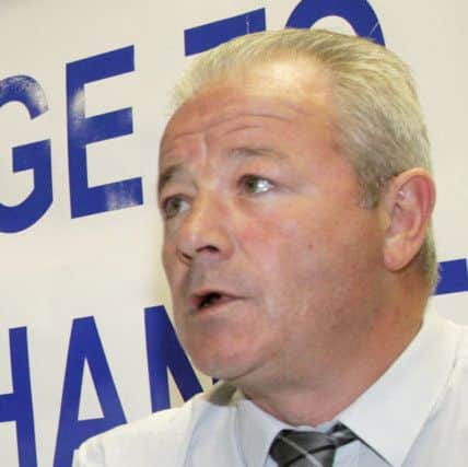 Billy McQuiston was one of ten loyalists who went on hunger strike at Magilligan in 1984.