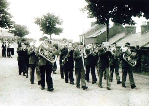 Ken's first outing with the Britannia Concert Band in 1951.