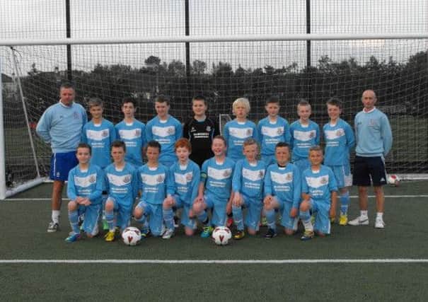 Ballymena United under 13s, who remain unbeaten this season.