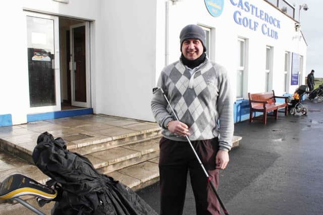 Stephen Mc Mullan, at Castlerock Golf Club.