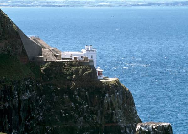 The Rathlin West Lighthouse which is popular with bird-spotters.