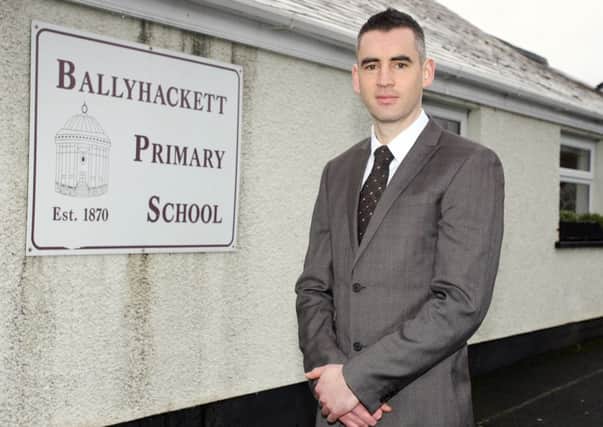 New Ballyhackett Primary School principal, Antoin Moran. INCR04-155PL