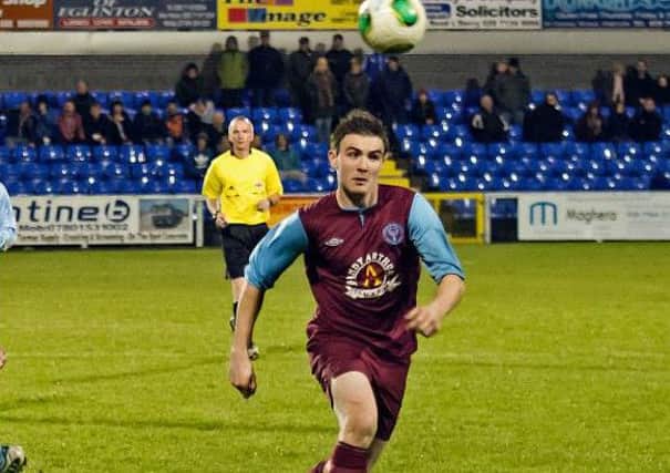 Newbuildings United striker Ricky Lee Dougherty continue his super goalscoring form against Mountjoy, on Saturday.