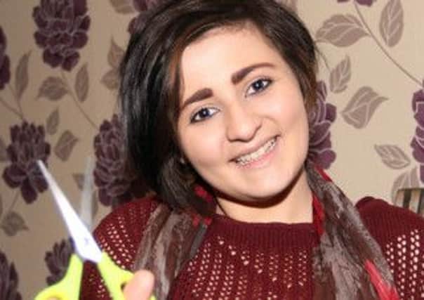 Ashlie Moore from limavady who is set to go through a major transformation as she has her head shaved for charity. INLV0314-278KDR