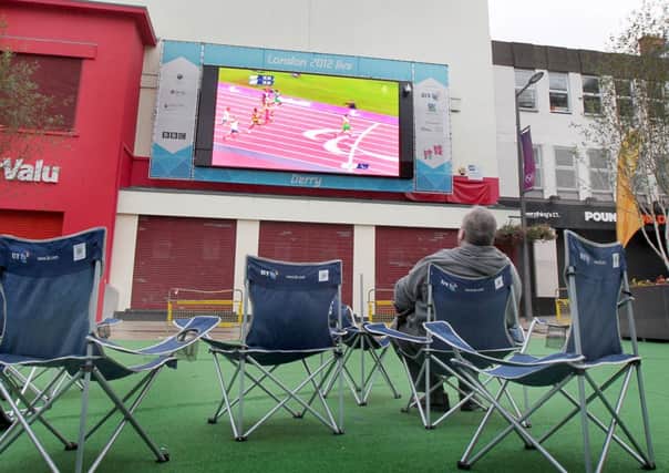 Derry's  Big Screen is on the move.