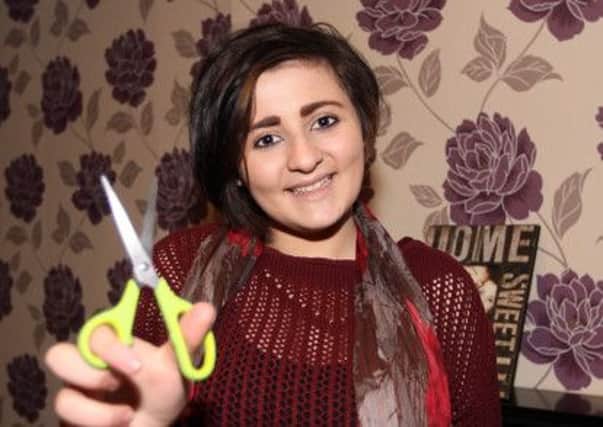 Ashlie Moore from limavady who is set to go through a major transformation as she has her head shaved for charity. INLV0314-277KDR