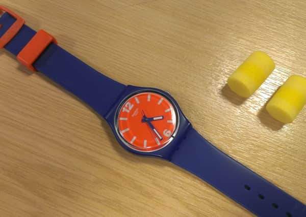 My new watch should come with a set of ear plugs.