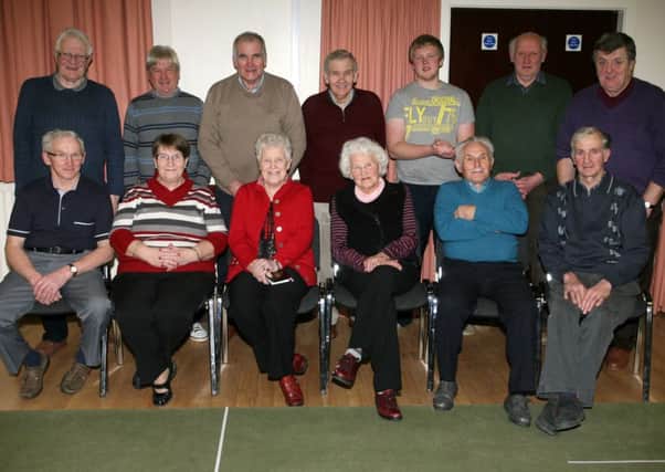 Members of the Grange Bowling Club. INBT03-202AC
