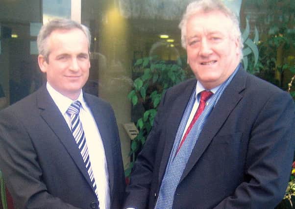 Conor Quinn and Pat Catney of the SDLP