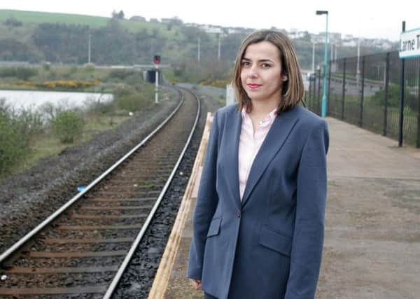 Larne resident and current secretary of the Larne Line Passenger Group Elena Aceves-Cully has signed up to be a Translink Lifes Better ambassador. INLT 06-600-CON