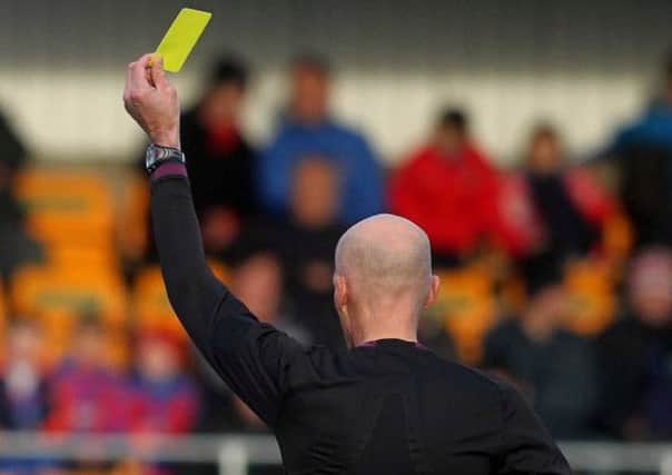 The disciplinary system in the Irish League for accumulating yellow cards has been a long-running topic of dicussion. Picture: Press Eye.