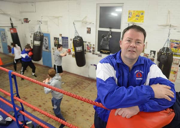 Ian MacSorley of Sandy Row Boxing Club, which is no longer affiliated with the Irish Amateur Boxing Association (IABA).