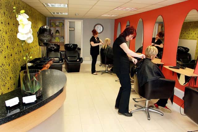 The newly refurbished Claire Fulton Hair Salon, Greenvale Street, Ballymena. INBT 07-802H