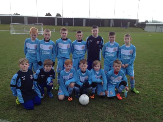 Under 11s who defeated Loughgall 3-2 in NIBFA cup