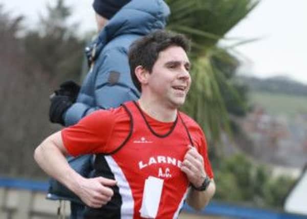 David Noble of Larne AC joined over 300 runners taking part in the Minnowburn 10k.