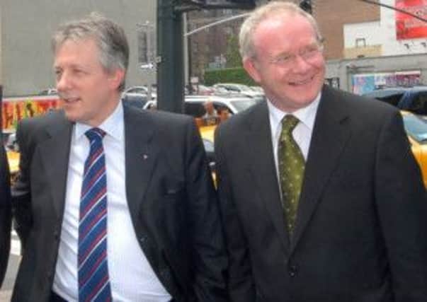 Peter Robinson and Martin McGuinness
