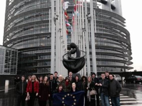 Youth Forum to the European Parliament at Strasbourg.