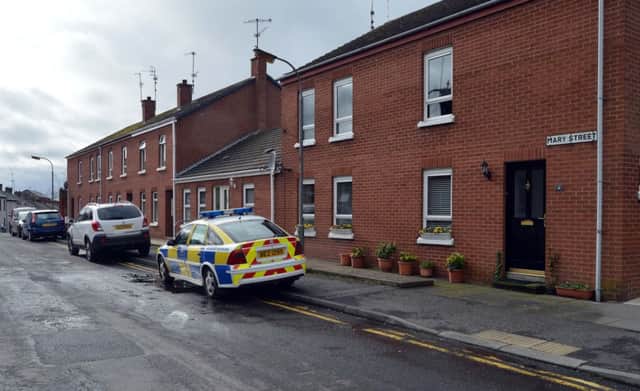 Mary Street in Lurgan, the scene of an early morning attack on two elderly ladies during a burglary at the weekend. INLM09-218.