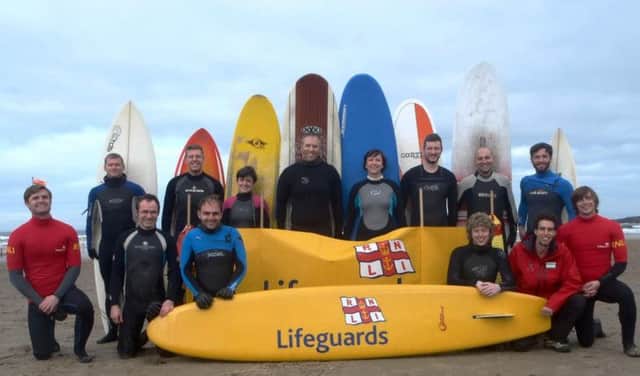 Surfers who took part in last year's event.