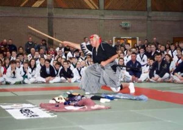A Japanese demonstration was one of the many features at the weekend's events.